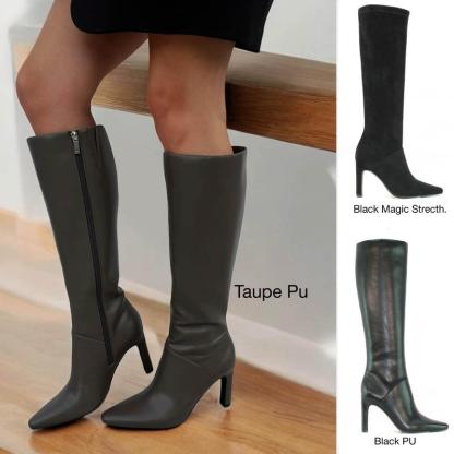 Women's Knee High Heeled Boot
