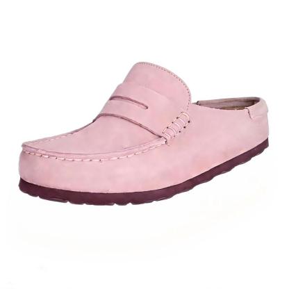 Women's & Men's Genuine Suede Penny Loafer Slip