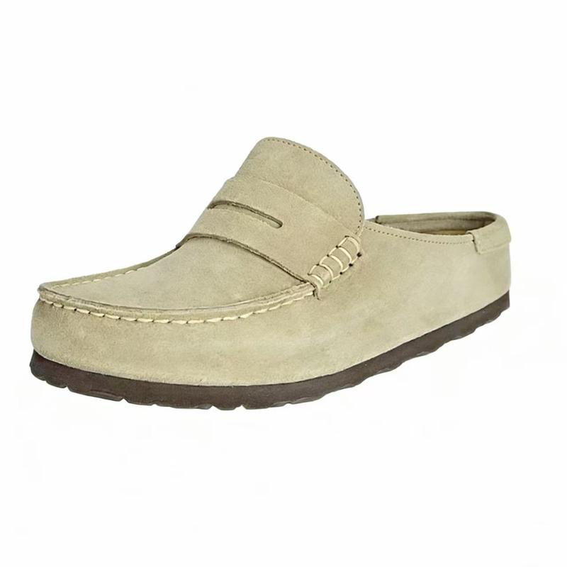 Women's & Men's Genuine Suede Penny Loafer Slip