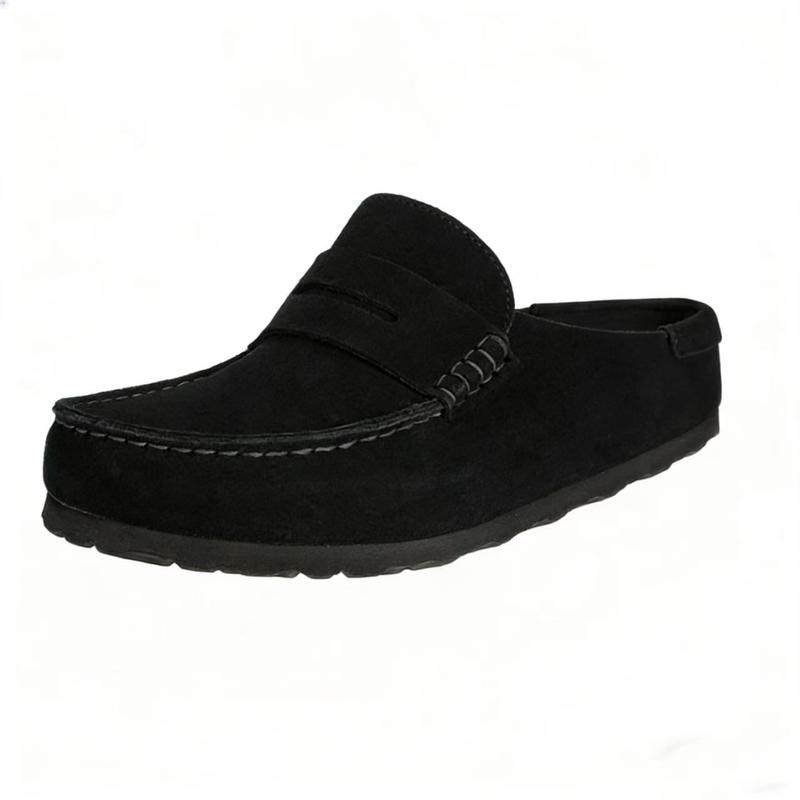 Women's & Men's Genuine Suede Penny Loafer Slip