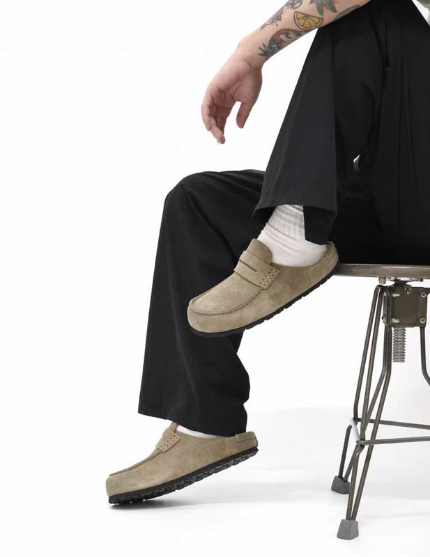 Women's & Men's Genuine Suede Penny Loafer Slip