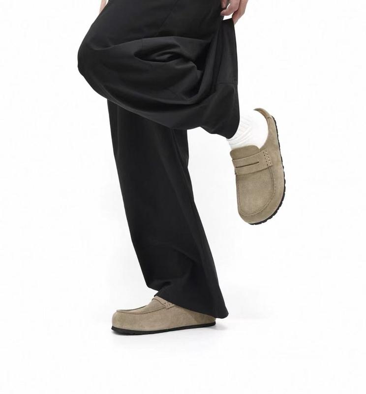 Women's & Men's Genuine Suede Penny Loafer Slip