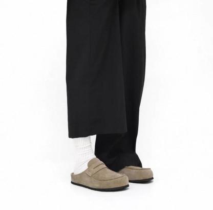 Women's & Men's Genuine Suede Penny Loafer Slip