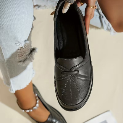 Women's Large Size Slip-On Penny Loafers