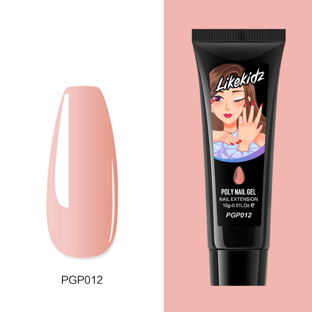 Poly Nail Gel - Clear Pink