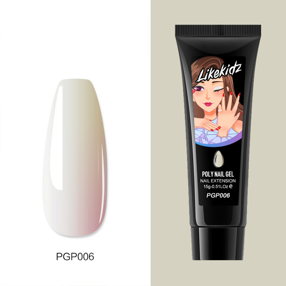 Poly Nail Gel - Milk White