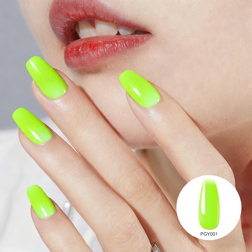 Poly Nail Gel - Fluorescent Green