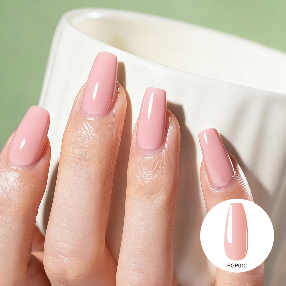Poly Nail Gel - Clear Pink