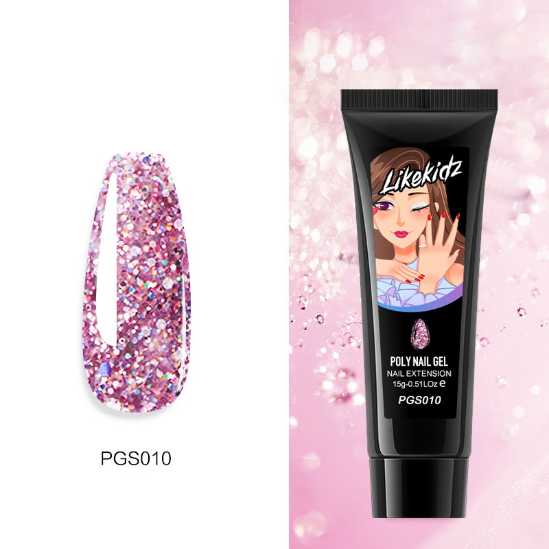 Milky Pink Poly Nail Gel