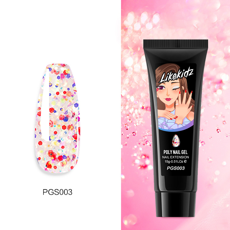 Puce Red Poly Nail Gel