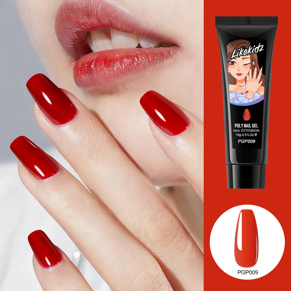 Orange Poly Nail Gel