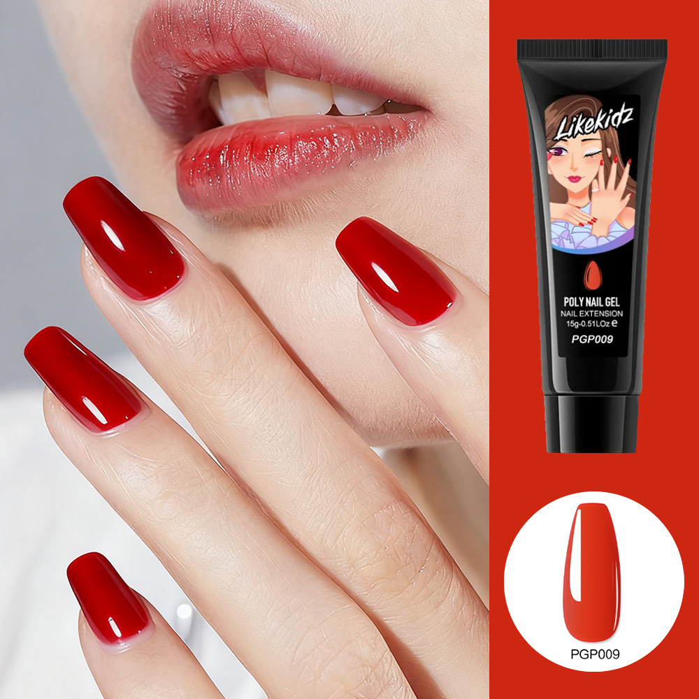 Orange Poly Nail Gel