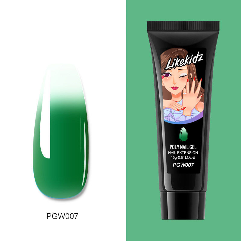 Poly Nail Gel - Dark Green