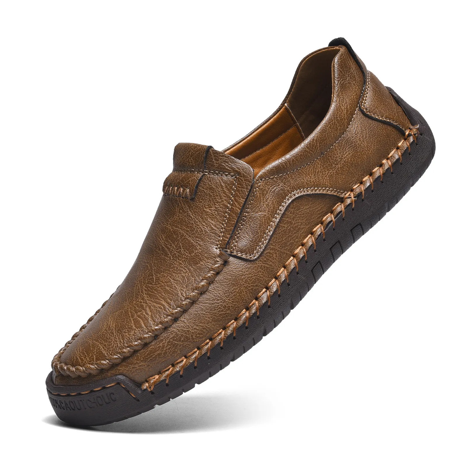 🔥On This Week Sale 50% Off🔥Men's handcrafted genuine leather orthopedic loafers with arch support