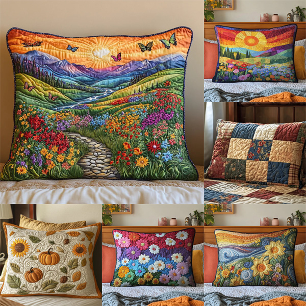 Quilted Bedding Pillow Case