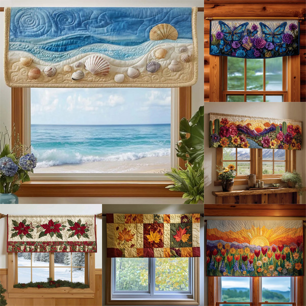 Exquisite Quilted Valance