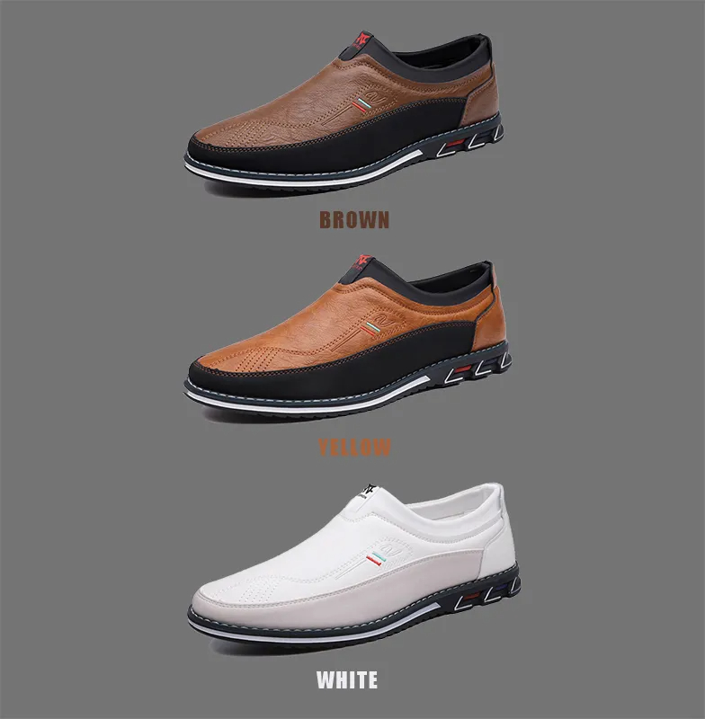 Men's Slip-on Oxford Business Casual Shoes Office Loafers Dress Comfort Driving Shoes