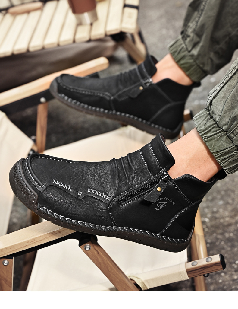 ⏰Last Day! 60% OFF 🔥Men's handmade genuine leather outdoor loafers