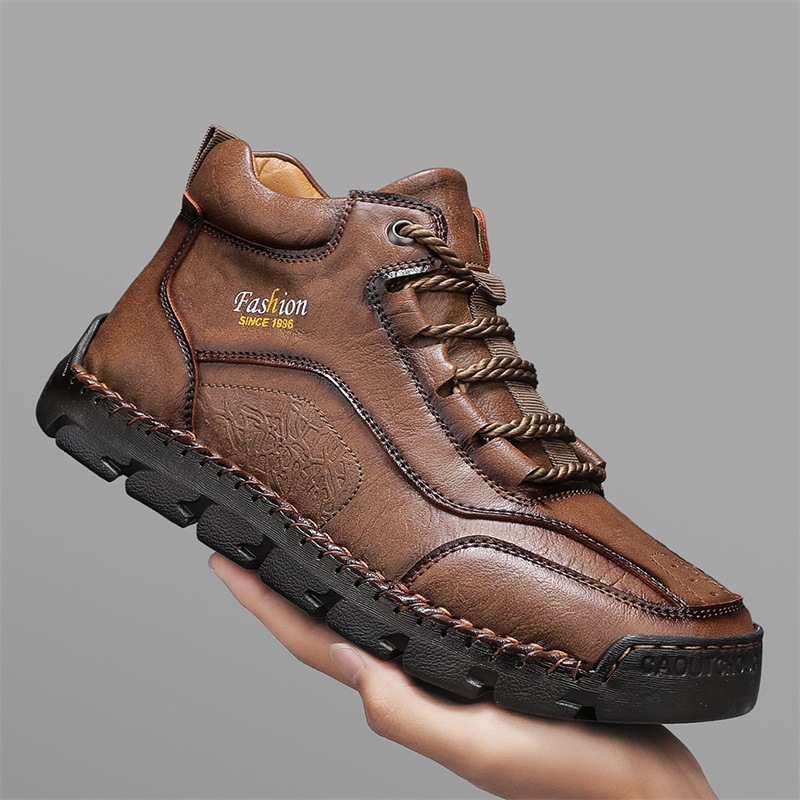 🔥Today 60% off🔥Men's handmade genuine leather soft-soled orthopedic shoes with arch support.