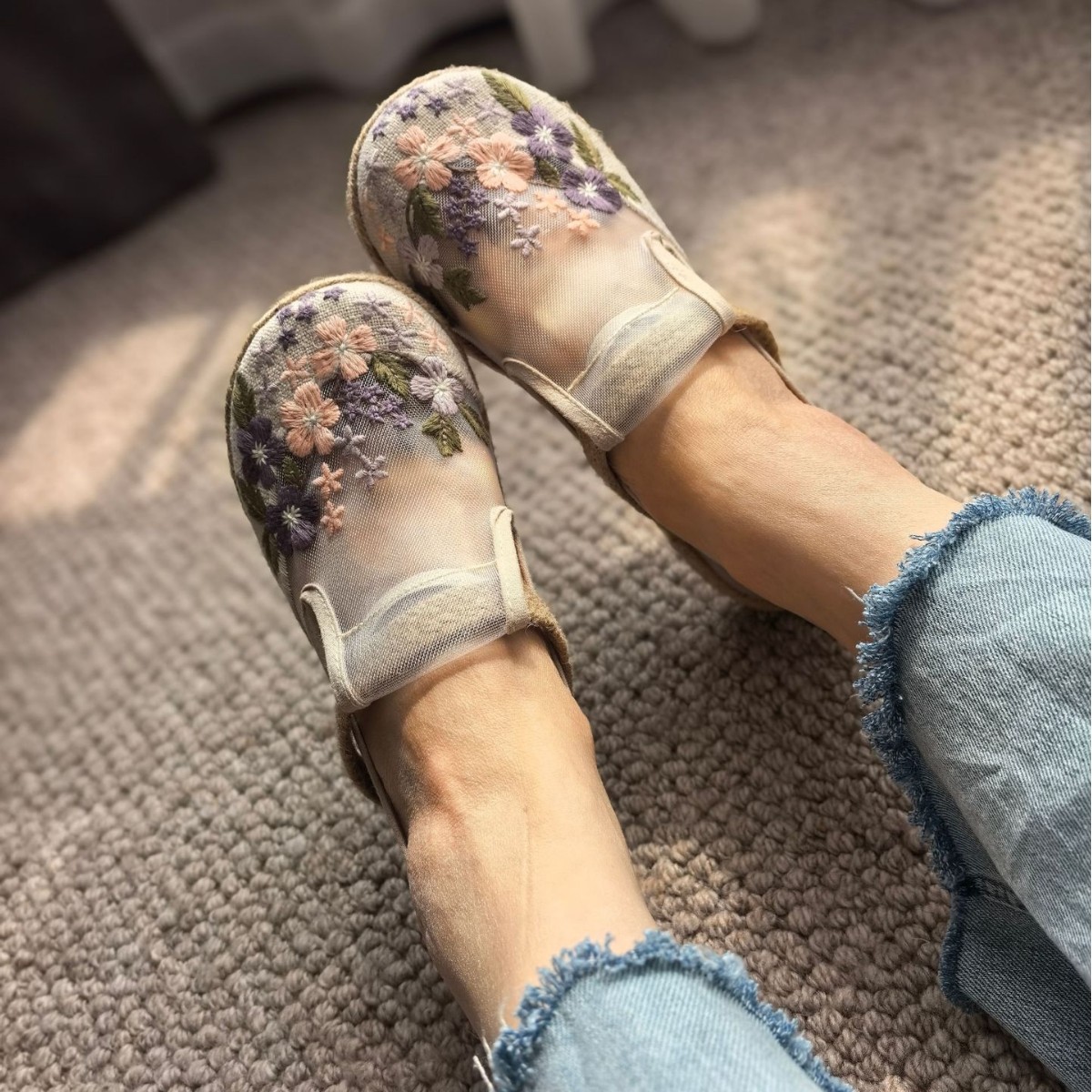 Women's Airy Mesh Slip-Ons – Perfect for Garden & Everyday Comfort