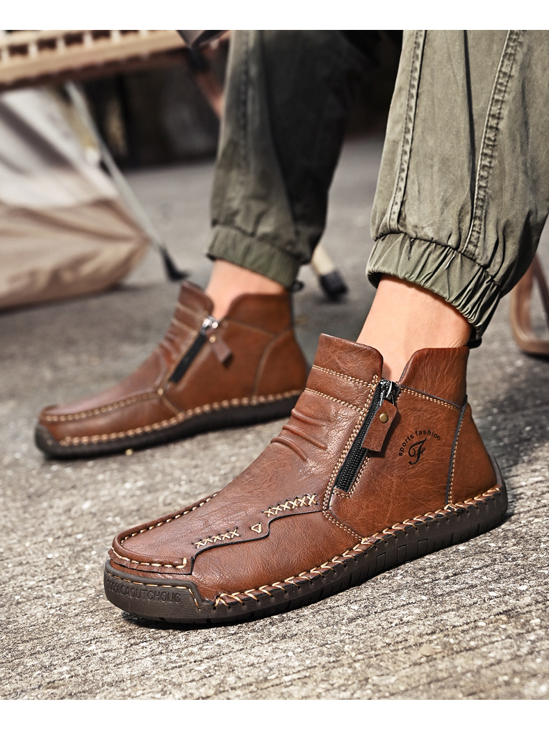 ⏰Last Day! 60% OFF 🔥Men's handmade genuine leather outdoor loafers