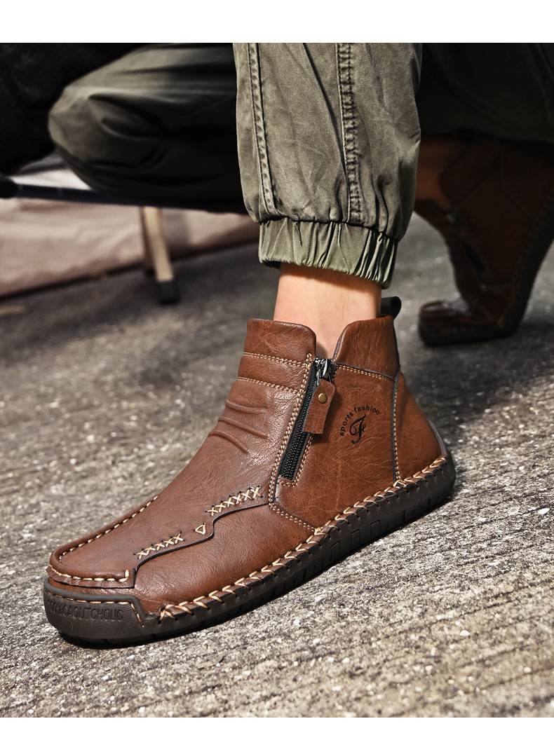 ⏰Last Day! 60% OFF 🔥Men's handmade genuine leather outdoor loafers