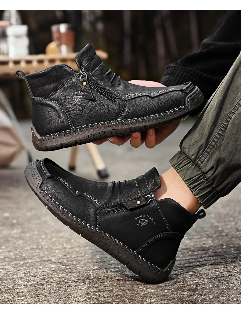 ⏰Last Day! 60% OFF 🔥Men's handmade genuine leather outdoor loafers