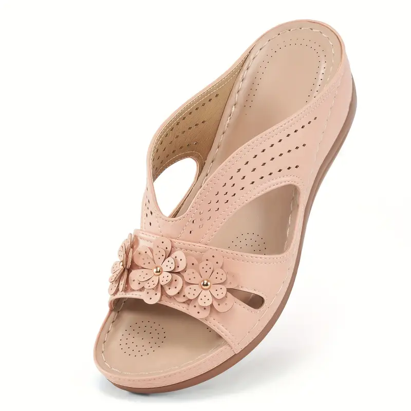Women's Flowers Decor Arch Support Sandals