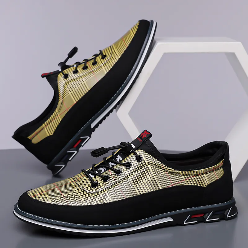 Men's Fashion Calfskin Leather Shoes