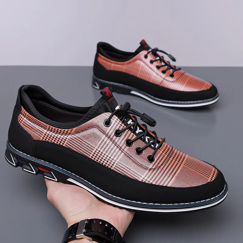 Men's Fashion Calfskin Leather Shoes