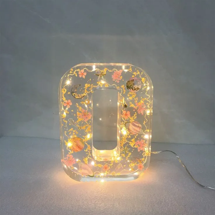 🌸 Flowers Resin Night Light