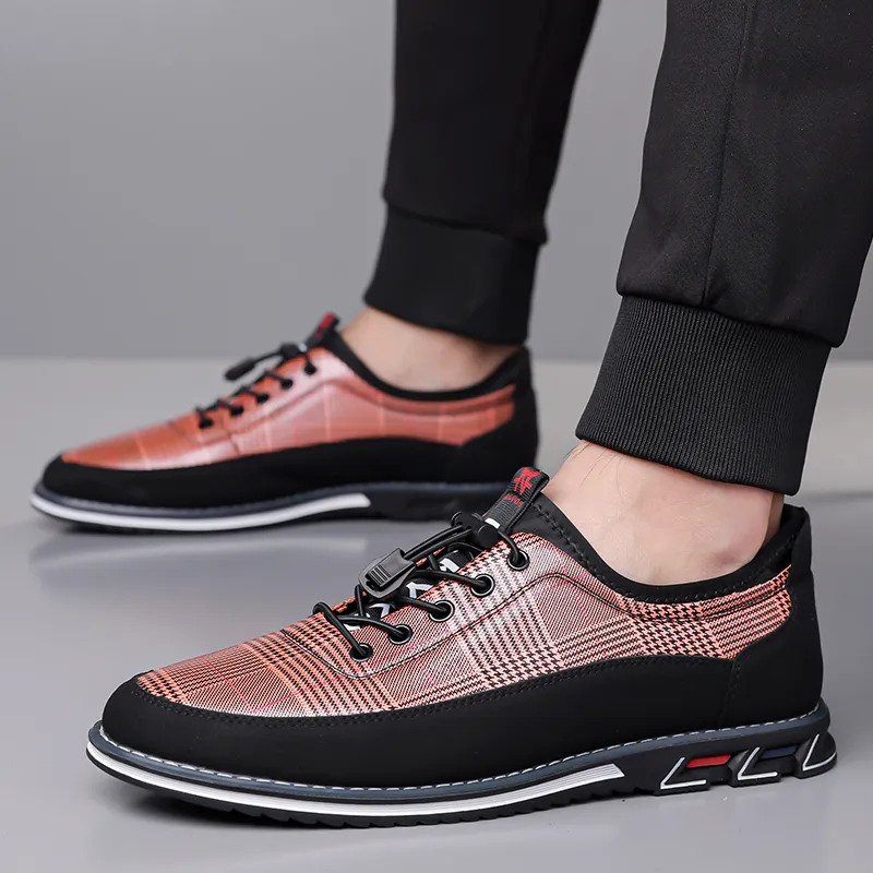 Men's Fashion Calfskin Leather Shoes