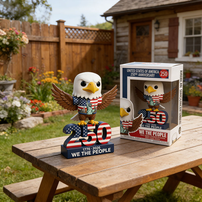 🦅 USA 250th Anniversary Bald Eagle Figurine – Patriotic Collectible 🇺🇸✨
