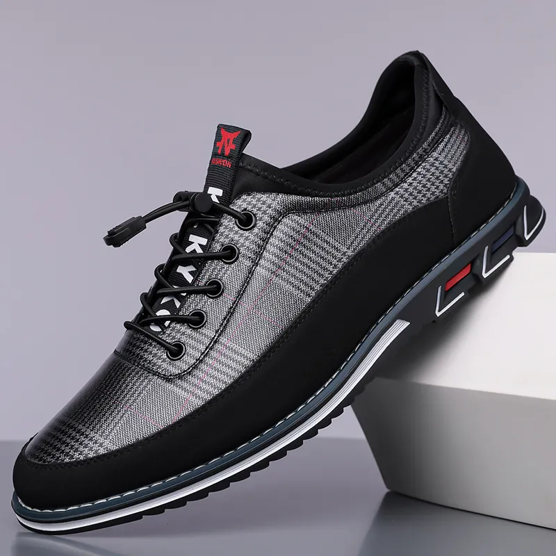 Men's Fashion Calfskin Leather Shoes