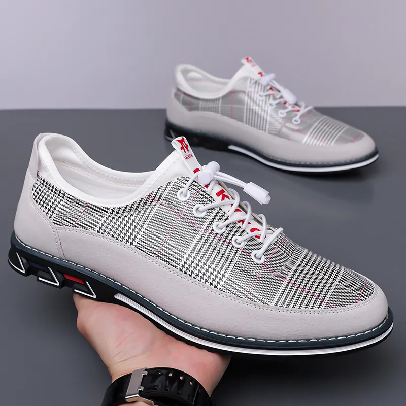 Men's Fashion Calfskin Leather Shoes