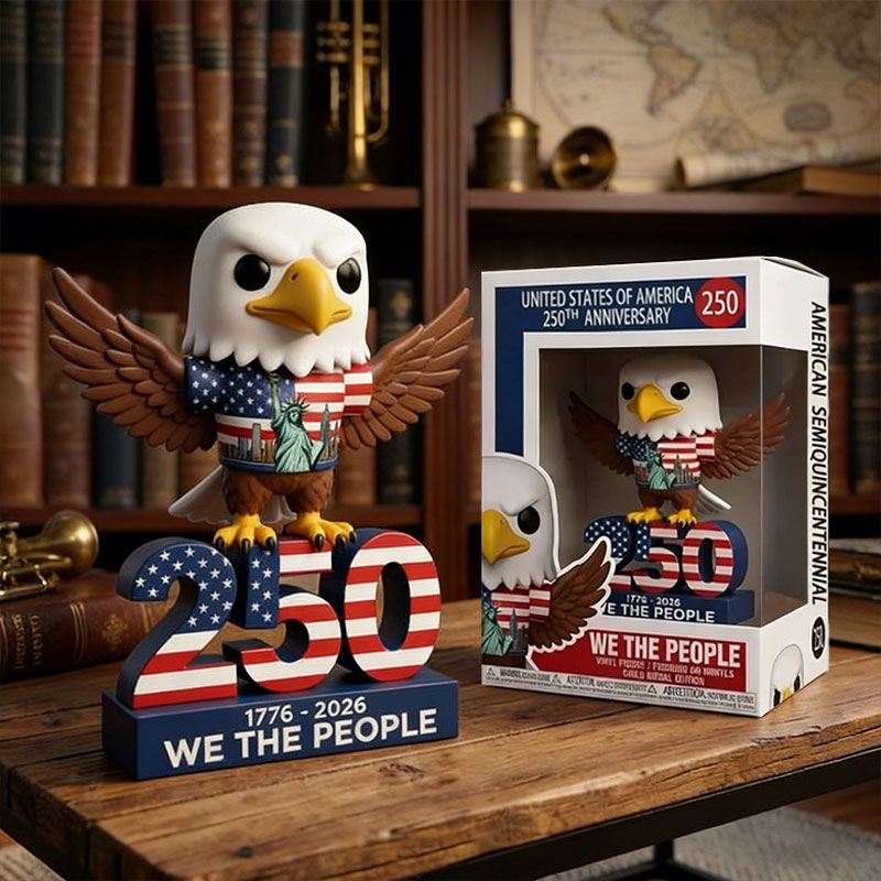 🦅 USA 250th Anniversary Bald Eagle Figurine – Patriotic Collectible 🇺🇸✨