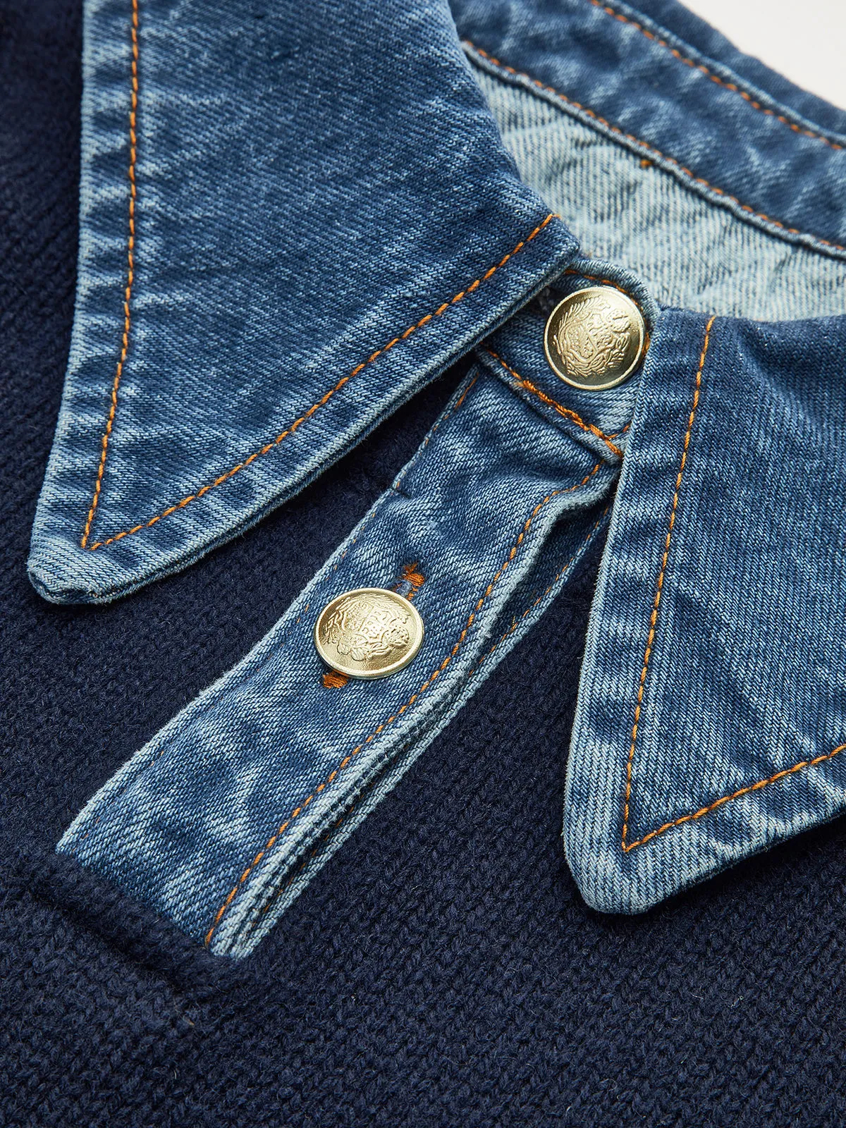 Women's Panel Lapel Sweater