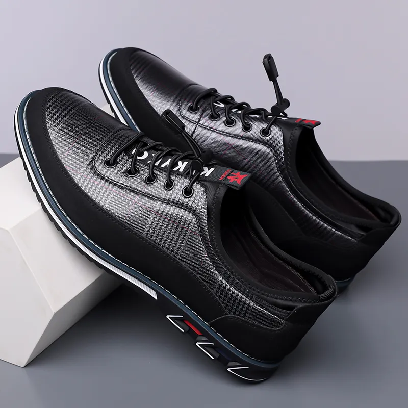 Men's Fashion Calfskin Leather Shoes