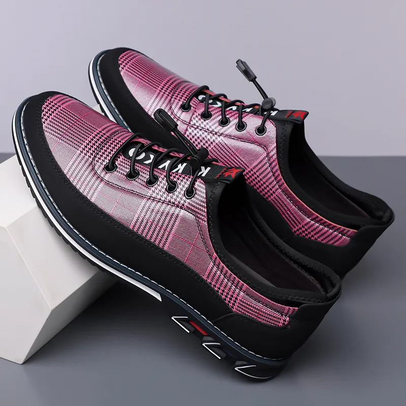 Men's Fashion Calfskin Leather Shoes