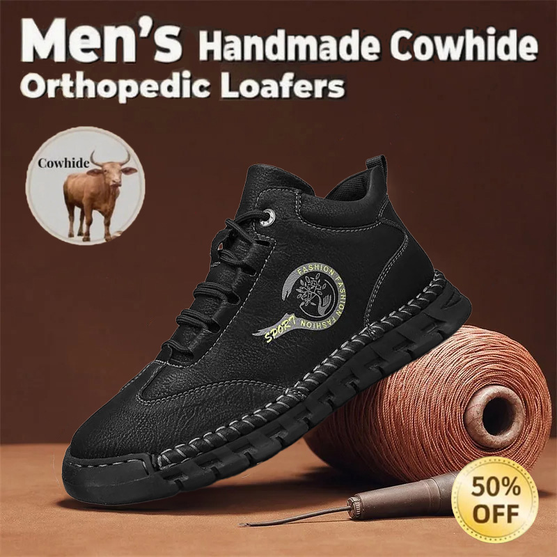 🔥Hot-selling 50% off today only🔥Men's handmade non-slip genuine leather orthopedic shoes