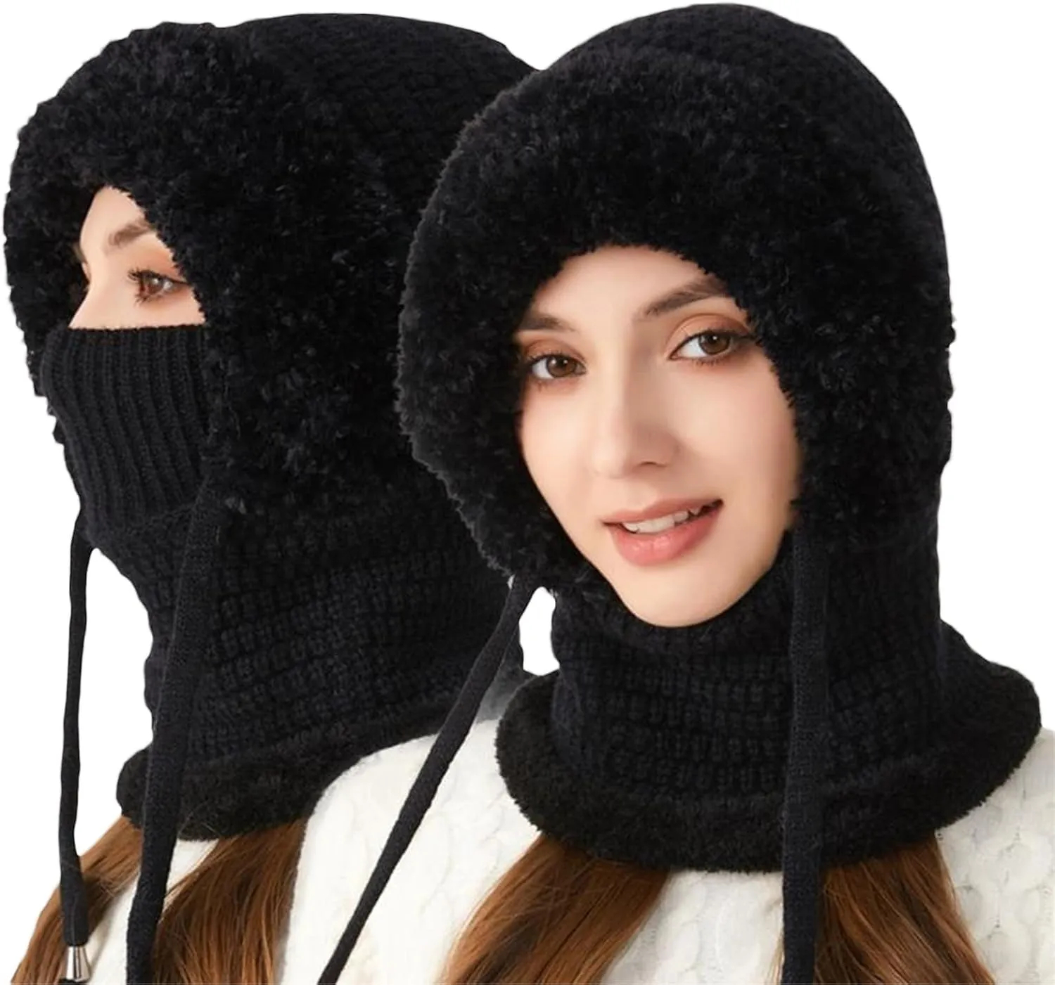 3 in 1 Beanie Hat with Scarf and Mask