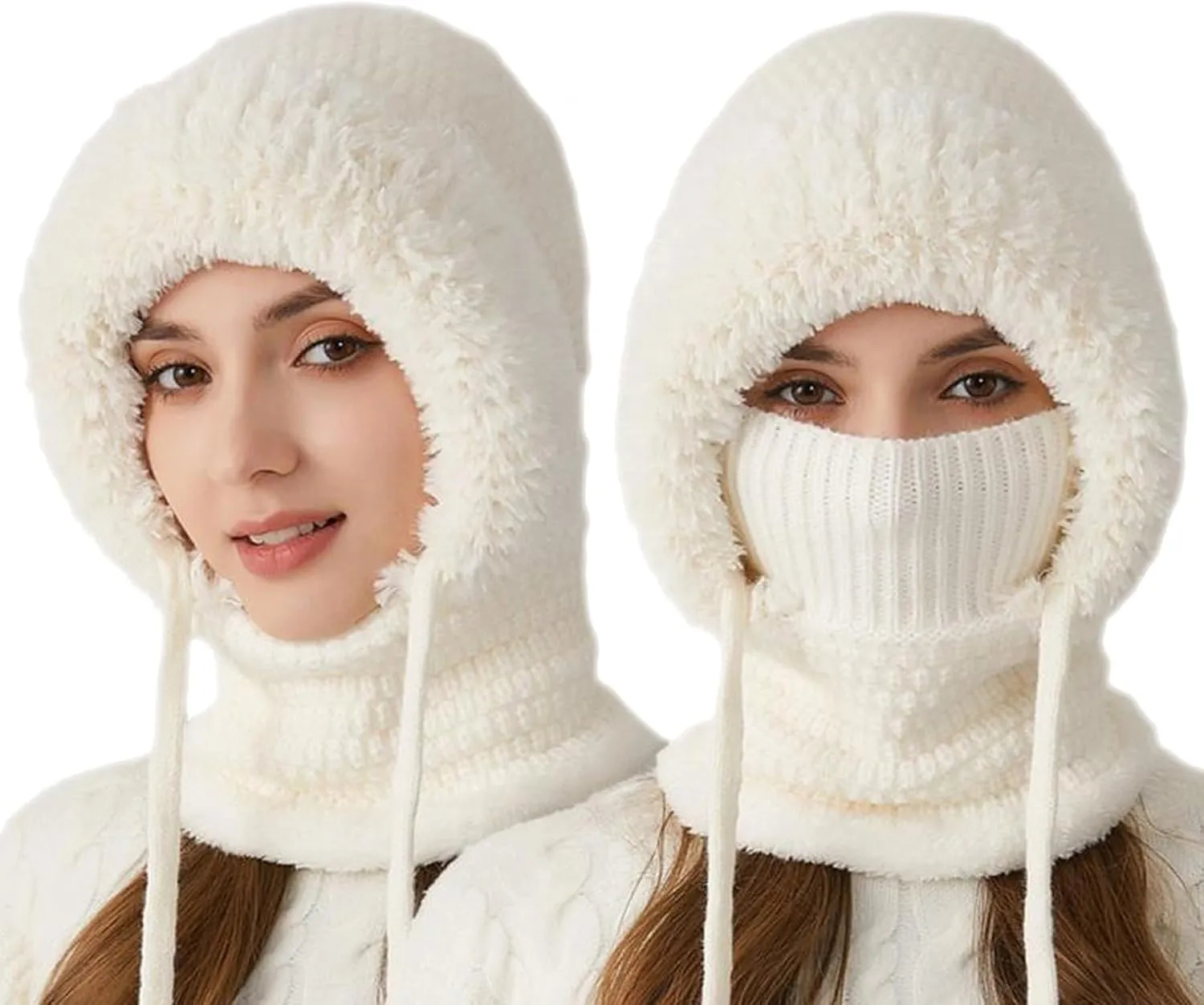 3 in 1 Beanie Hat with Scarf and Mask