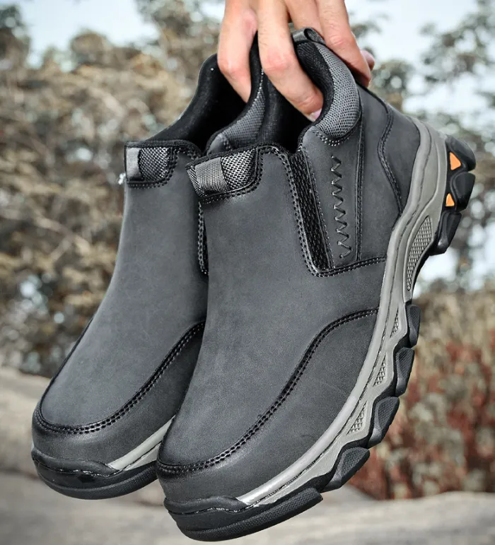 ⏰Last day 60% OFF - 2025 New Hot selling men's casual thick-soled non-slip orthopedic leather boots