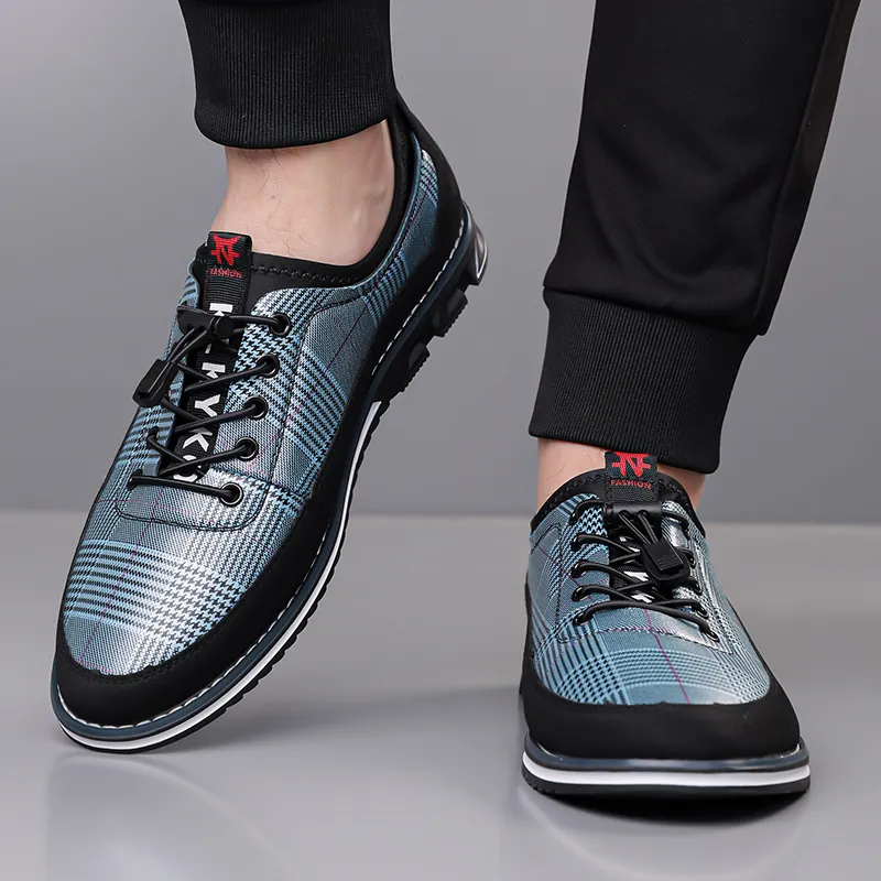 Men's Fashion Calfskin Leather Shoes