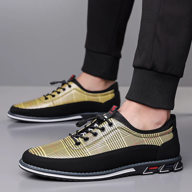 Men's Fashion Calfskin Leather Shoes