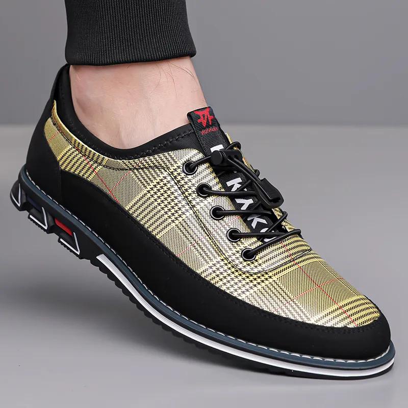 Men's Fashion Calfskin Leather Shoes