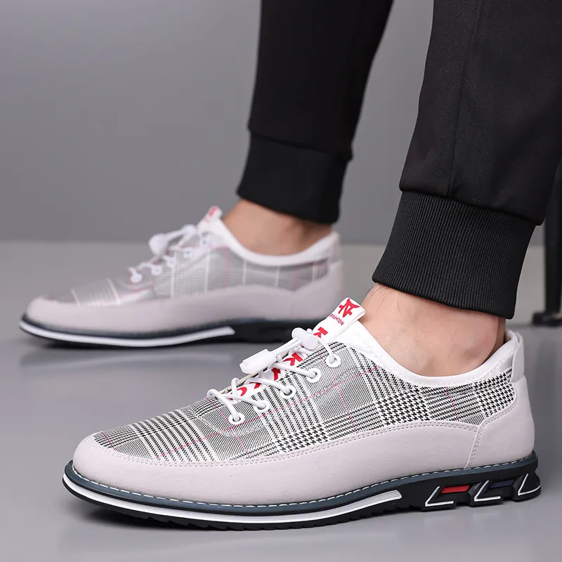 Men's Fashion Calfskin Leather Shoes