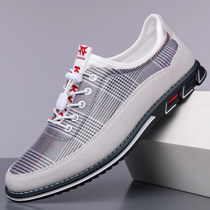 Men's Fashion Calfskin Leather Shoes