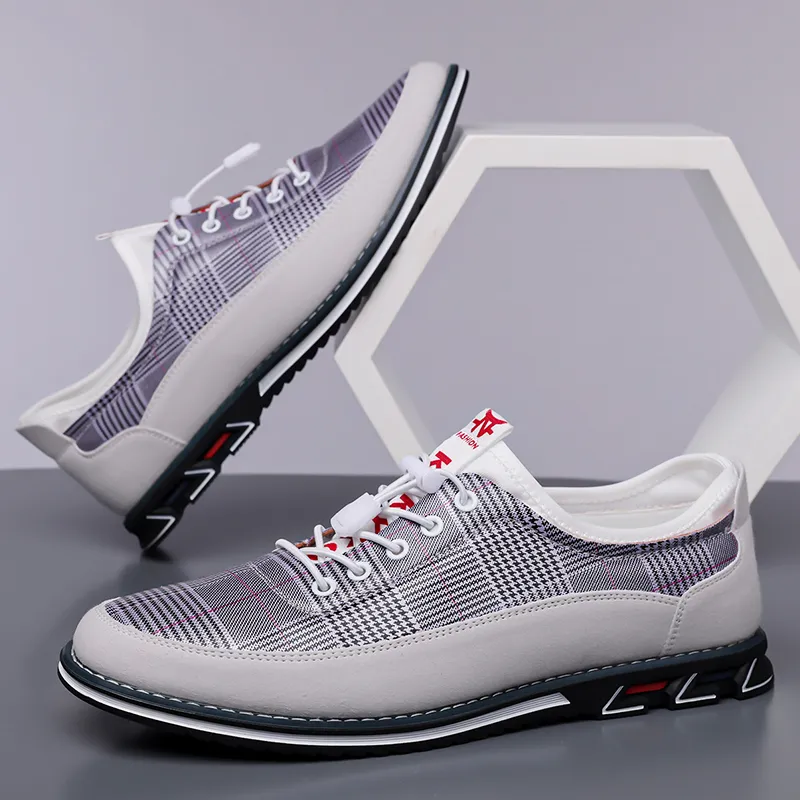 Men's Fashion Calfskin Leather Shoes