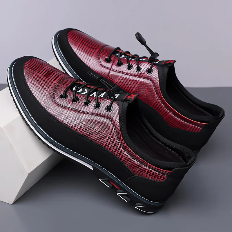 Men's Fashion Calfskin Leather Shoes